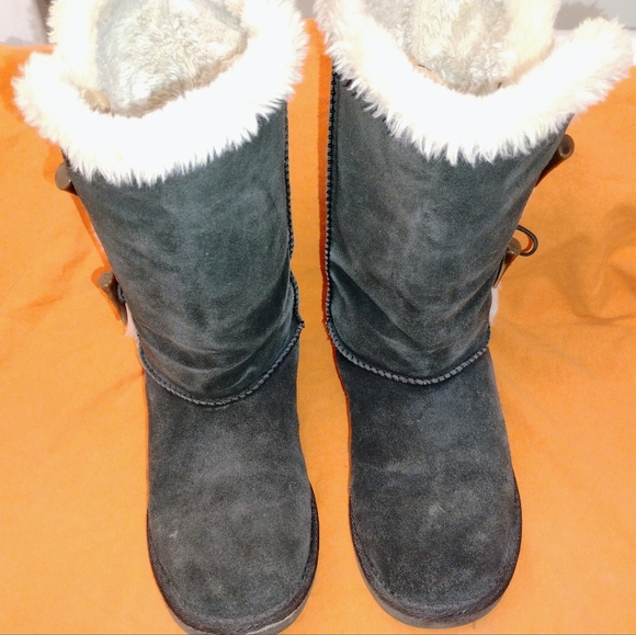 Women's Sonoma lifestyle brown snow boots with lined fur closure size 7.5 - Picture 3 of 5